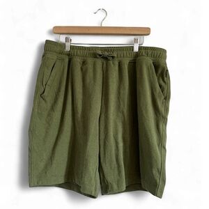 Jachs Green Athletic Shorts High-Waisted Relaxed Fit